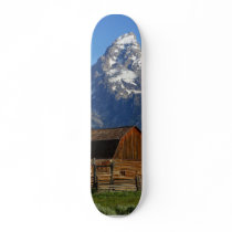 Mormon Row Barn Grand Teton National Park skateboards