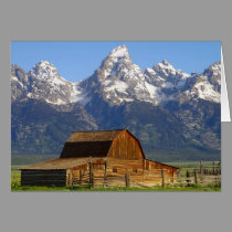 Mormon Row Barn with Teton Range cards