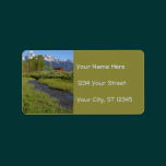 Mormon Row Barns Address Labels labels