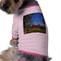 Mormon Row Barns In Grand Teton Park Dog Shirt