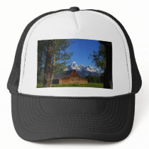 Mormon Row Barns In Grand Teton Park hats