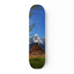 Mormon Row Barns In Grand Teton Park Skate Board Deck