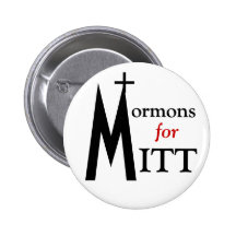 Mormons for Mitt Pinback Button