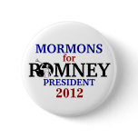 Mormons for Romney 2012 buttons