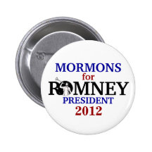 Mormons for Romney 2012 Buttons