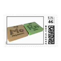 Morn as Mo Molybdenum and Th Thorium Postage