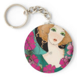 morning  beauty key chain