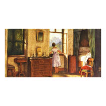 Morning By Schwind Moritz Von (Best Quality) Customized Photo Card