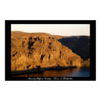Morning Cliffs at Vantage posters by radioguy Morning Cliffs at Vantage posters