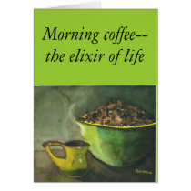 Morning Coffee by Paula Atwell Cards