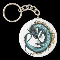 Morning Dragon  Keychain keychains