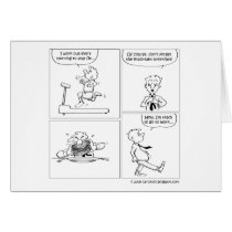 Morning exercise and good breakfast cards