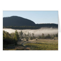 Morning Fog in the Adirondacks 5 Greeting Card