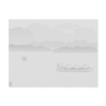 Morning Fog Postcard