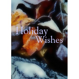 Morning Frost Holiday Card card