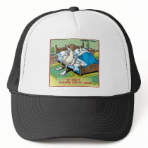 Morning Garlic Breath Funny Offbeat Cartoon Gifts hats