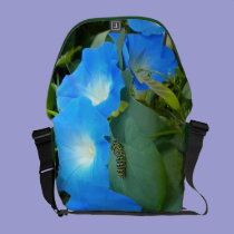 Morning Glories N Caterpillar Messenger Bag messenger bags