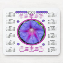 MORNING GLORY 2008 CALENDAR mousepads by KABSANNIE MORNING GLORY 2008 CALENDAR mousepads