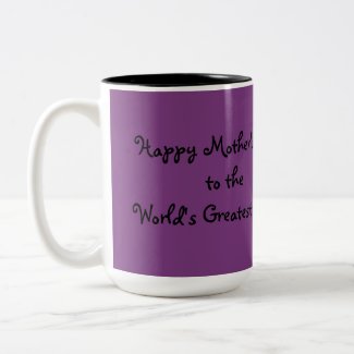 Morning Glory Abstract Mother's Day zazzle_mug