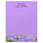 Morning Glory Border Letterhead Design