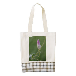 Morning Glory Bud Zazzle HEART Tote Bag