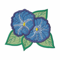 Morning Glory embroidered shirts by ZazzleEmbroidery Morning Glory embroidered shirts