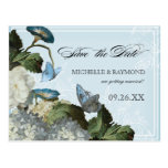Morning Glory Hydrangea -  Save the Date Postcard
