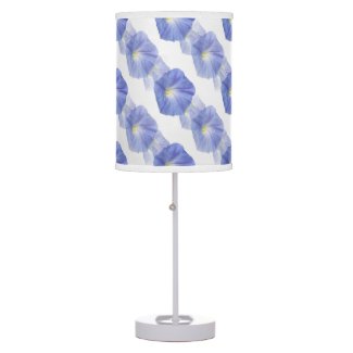 Morning Glory Illusion On White - Lamp