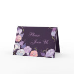 Morning Glory: Wedding Invitation Card card