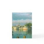 Morning Harbor, Seadrift, Texas Note Card Morning Harbor, Seadrift, Texas Note Card