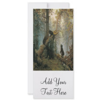 'Morning in a Pine Forest' Personalized Rack Card