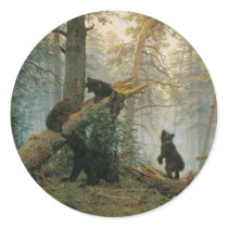 Morning in a Pine Forest stickers by rahulbiswas Morning in a Pine Forest stickers