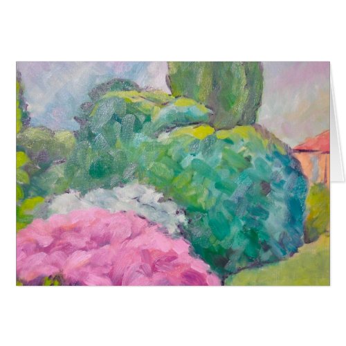 Morning in a Tuscan Garden card