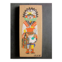 "Morning" Kachina sand painting print by RawArtWork "Morning" Kachina sand painting print