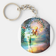 MORNING LIGHT GODDESS.jpg Key Chains