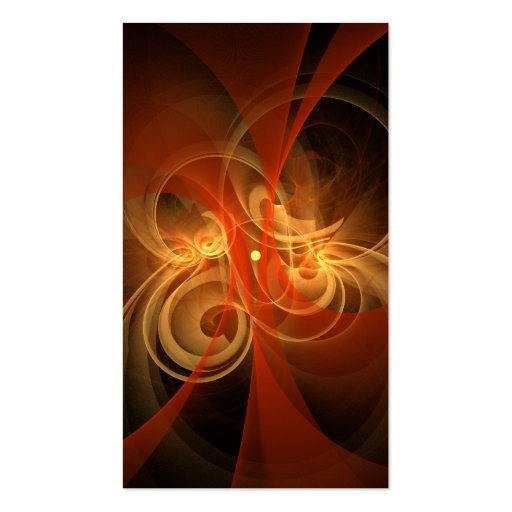 Morning Magic Abstract Art Business Card (front side)
