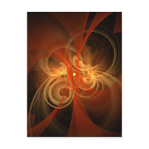 Morning Magic Abstract Art Postcard