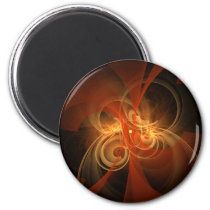 abstract, art, decorative, fine art, modern, round, magnet, Magnet with custom graphic design