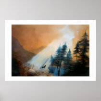 rays, yellowstone, national, park, teton, elk, deer, animal, barren, beautiful, beauty, blue, bright, canyon, clear, cloud, colorful, desert, earth, ecology, empty, environment, flowing, fog, forest, grass, horizon, lake, landscape, mist, mountain, natural, nature, outdoor, river, rural, scenery, season, sky, stream, Poster with custom graphic design