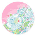 Morning Mist Over My Heart stickers