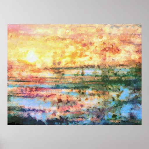 Morning on the Delta Poster