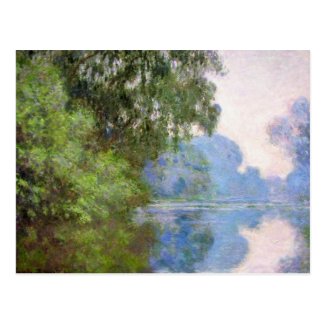 Morning on the Seine near Giverny Claude Monet Postcards