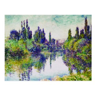 Morning on the Seine, near Vetheuil Claude Monet Postcard