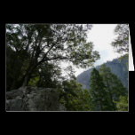 Morning on the Trail to Vernal Falls Blank Card