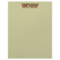 Morning People - Proof God Hates Me Letterhead Design