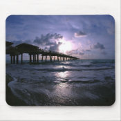 Morning pier mousepad
