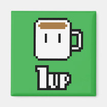 Morning Power-Up Green Magnet magnets