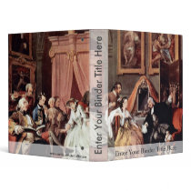 Morning Reception Of The Countess' By Hogarth 3 Ring Binders