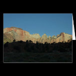 Morning Red Rocks at Zion National Park Card