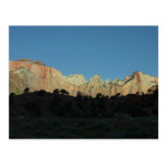 Morning Red Rocks at Zion National Park Postcard